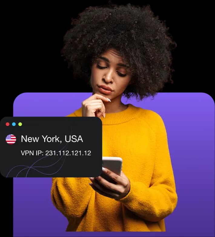 Benefits of choosing Secure Tab VPN - VPN connection diagram showing laptop, VPN app, and globe